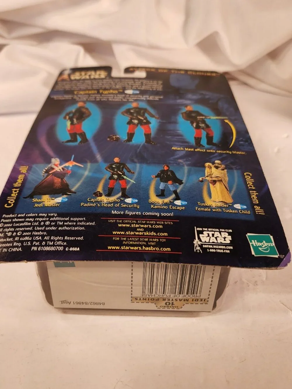 MINT IN BOX STAR WARS Attack of the Clones Captain Typho and Shaak Ti